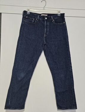 Levi Wedgie  Dark Blue Straight-Leg Jeans